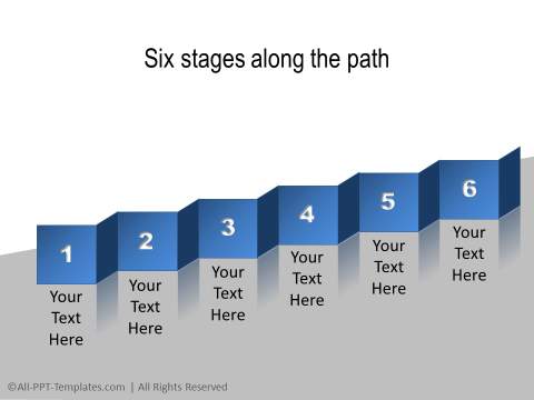 PowerPoint Linear Timeline 19