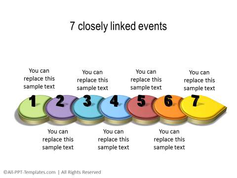 PowerPoint Linear Timeline 21