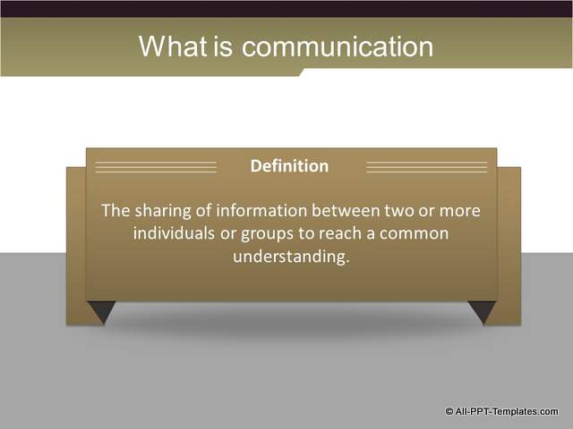 PowerPoint Training Definition Slide : After
