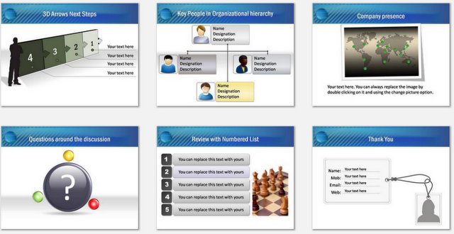 PowerPoint Water Drop Intro Charts 3