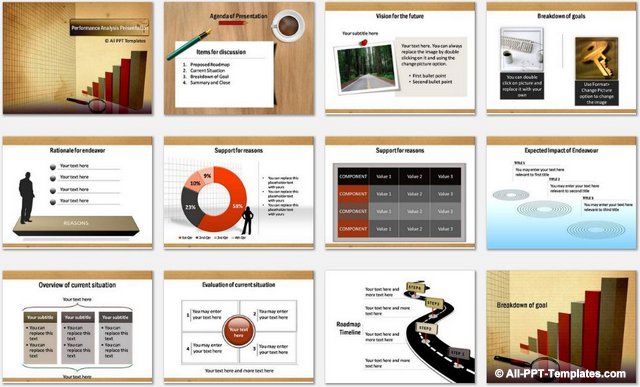 PowerPoint Performance Analysis Charts 1