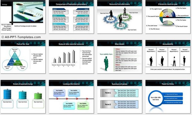 PowerPoint Periodic Reporting Charts 2