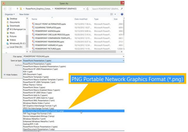 Save As File Type PNG