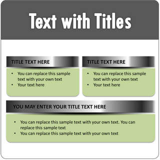 PowerPoint Text with Titles