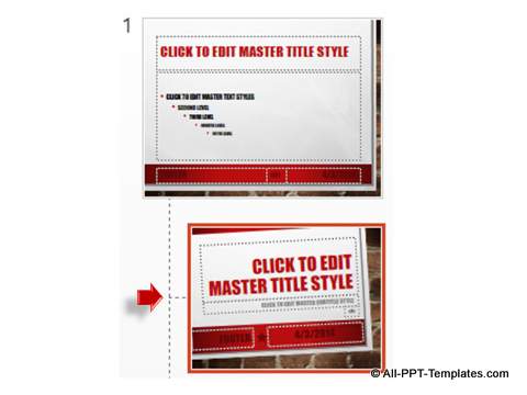 Select Master Layout for Theme