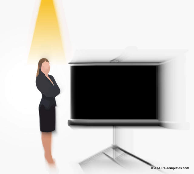 Blank Screen Shifts Focus to Presenter