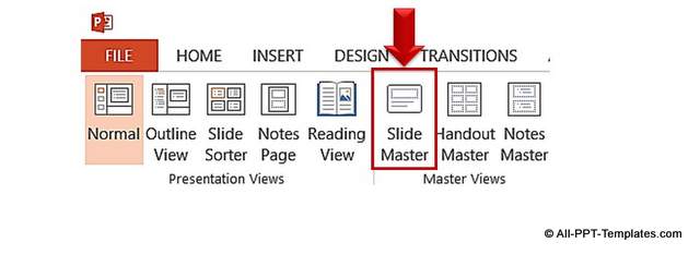 Slide Master Menu