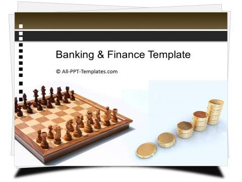 PowerPoint Chess Finance Strategy Template