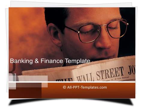 PowerPoint Financial Papers Template