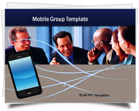 PowerPoint Mobile Group Template