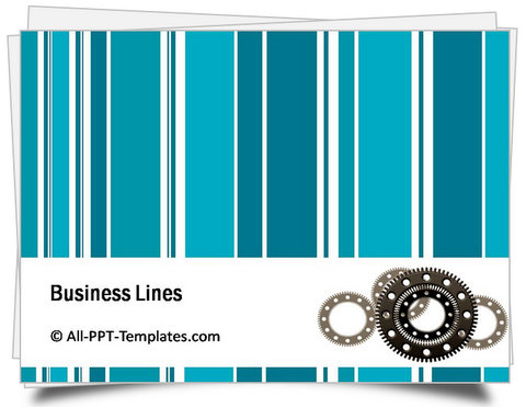PowerPoint Business Lines Template