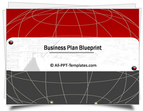 PowerPoint Business Plan Blueprint Template