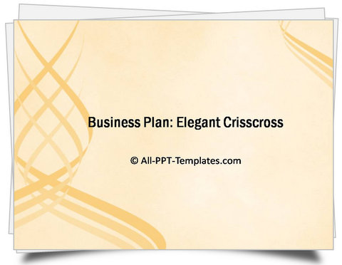 PowerPoint Elegant Crisscross Template