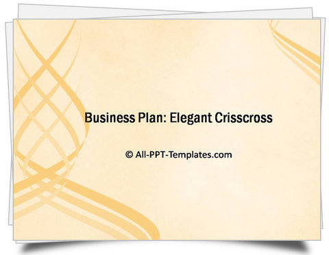 PowerPoint Elegant CrissCross Template