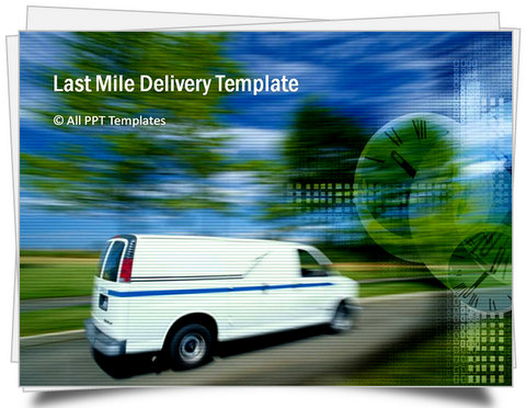 PowerPoint Last Mile Delivery  Template