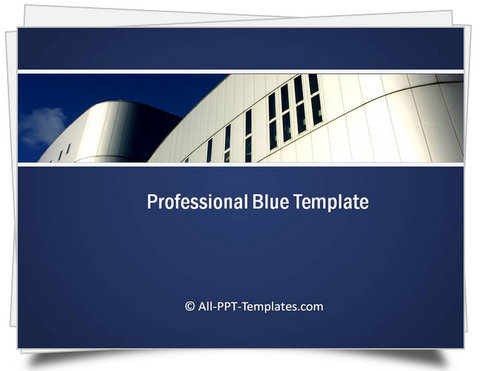 PowerPoint Professional Blue Template