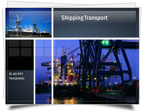 PowerPoint Shipping Transport Template