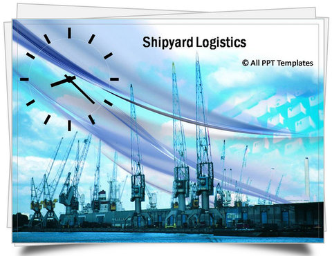 PowerPoint Shipyard Logistics Template