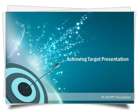 PowerPoint Achieving Target Template