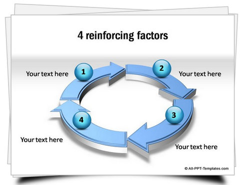 PowerPoint 3D Circle template