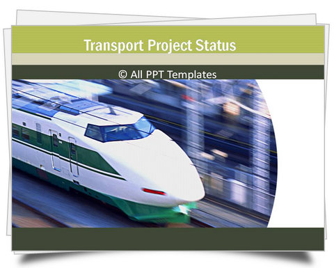 PowerPoint Transport Project Status Template