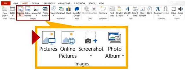 Insert Picture Options in PowerPoint