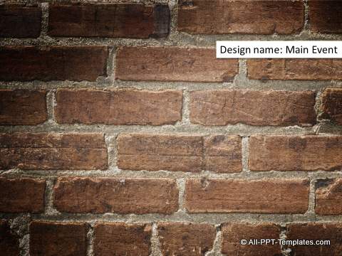 Hidden Wall Texture PowerPoint Design